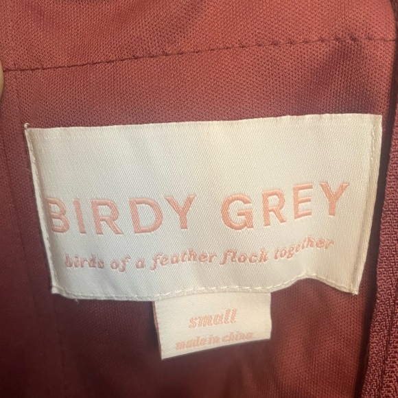 Grace Convertible Dress With Slit (chiffon rosewood, size small) - Picture 2 of 14